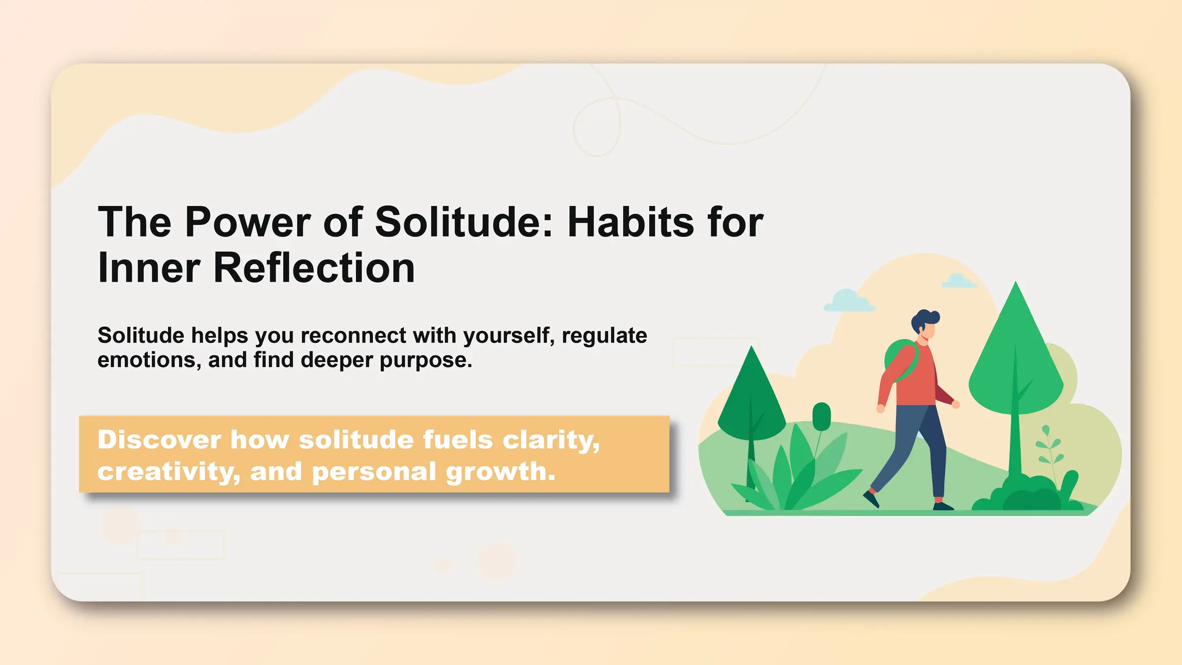 The Power of Solitude: Habits for Inner Reflection - Featured image