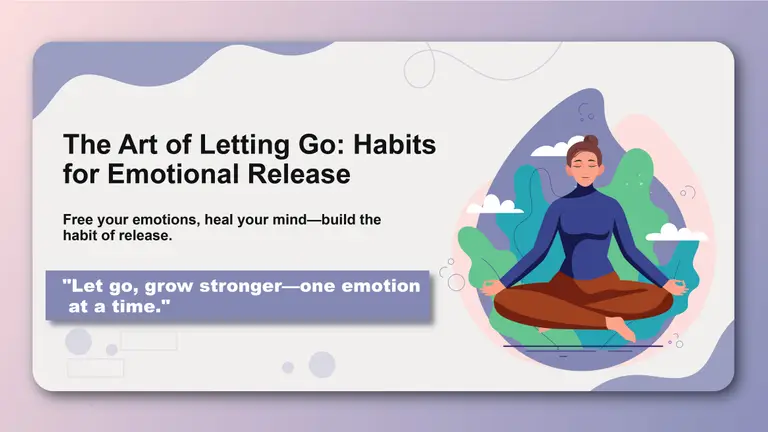 The Art of Letting Go: Habits for Emotional Release