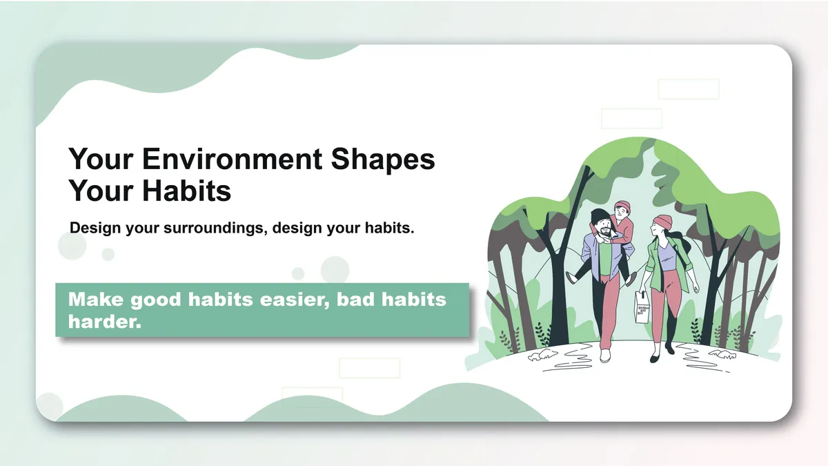 Your Environment Shapes Your Habits