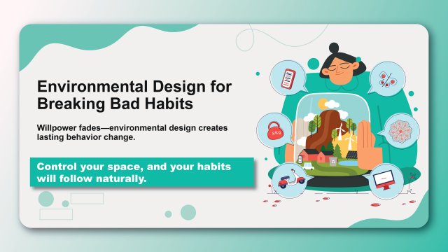 Environmental Design for Breaking Bad Habits