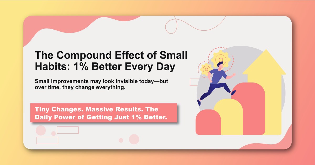 The Compound Effect of Small Habits: 1% Better Every Day