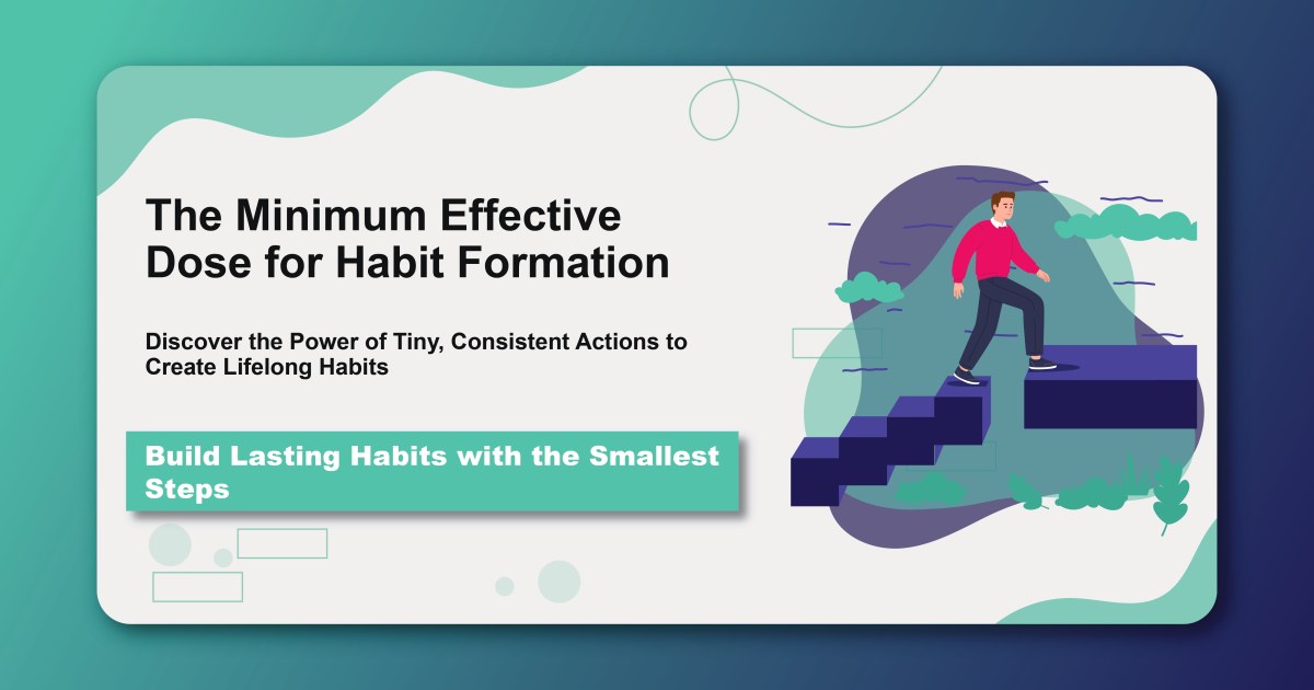 The Minimum Effective Dose for Habit Formation