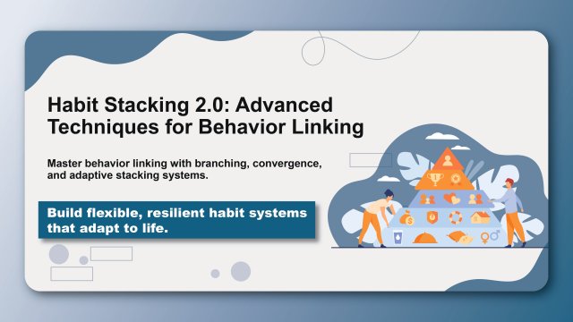 Habit Stacking 2.0: Advanced Techniques for Behavior Linking